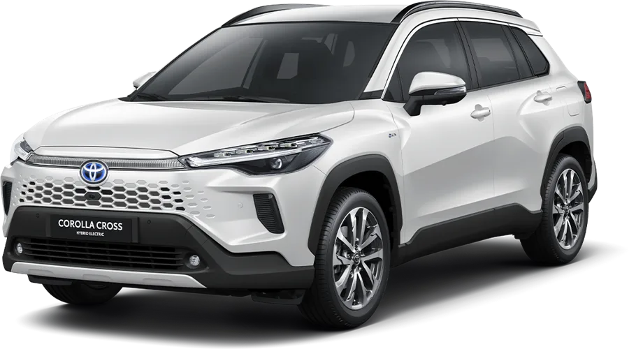 Toyota Corolla Cross 1.8V warna Platinum White Pearl